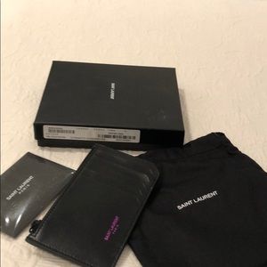 Saint Laurent card holder